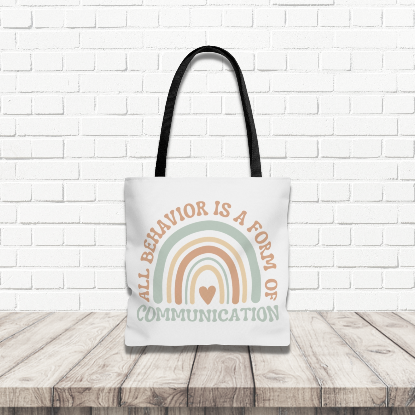 All Behavior is Communication Tote Bag | Teacher Tote Bag | Speech Therapist Tote Bag | Behavior analysis tote bag | Behavior Analyst