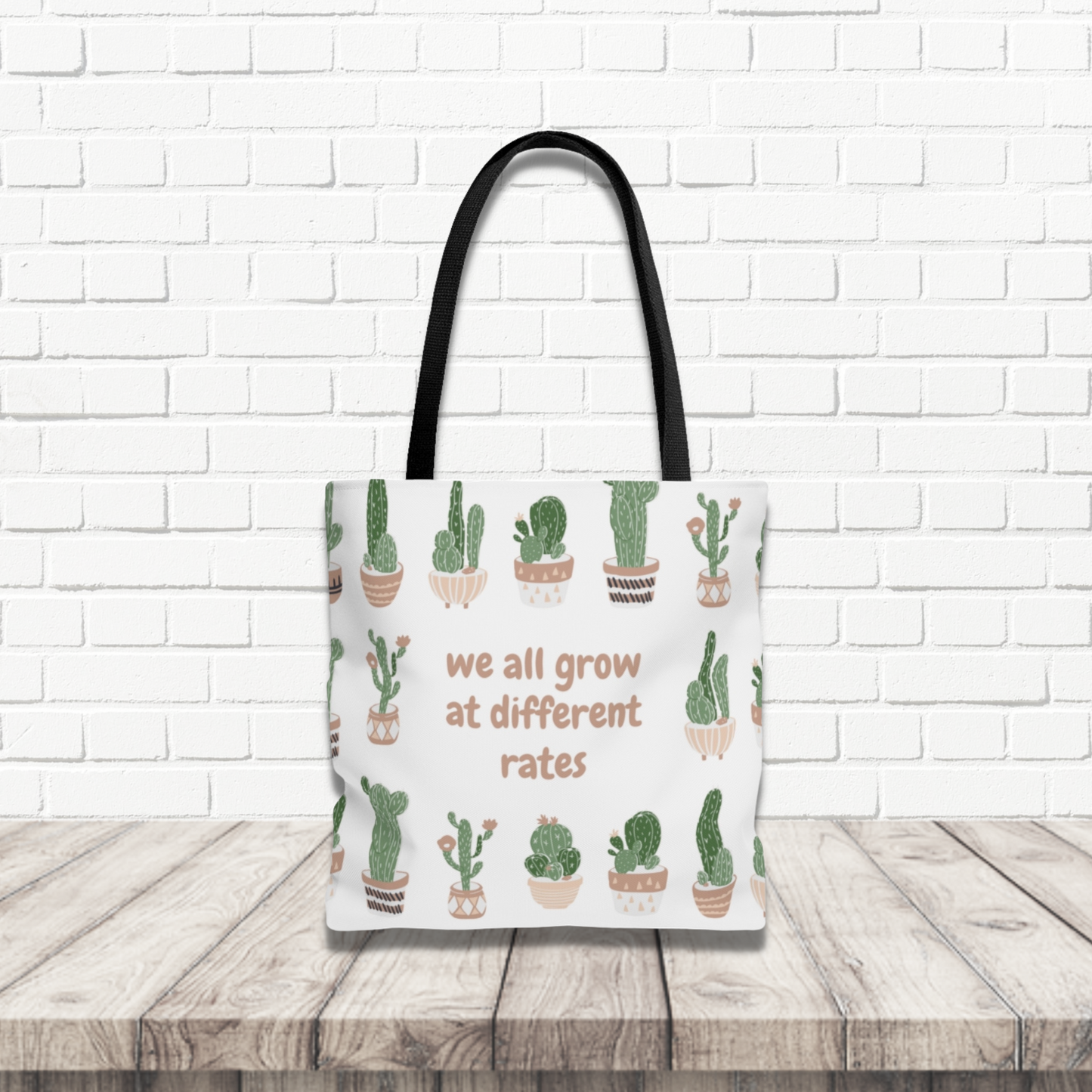 We all Grow at Different Rates Tote Bag | Teacher Tote Bag | Therapist Tote Bag | Behavior analysis tote bag | Behavior Analyst