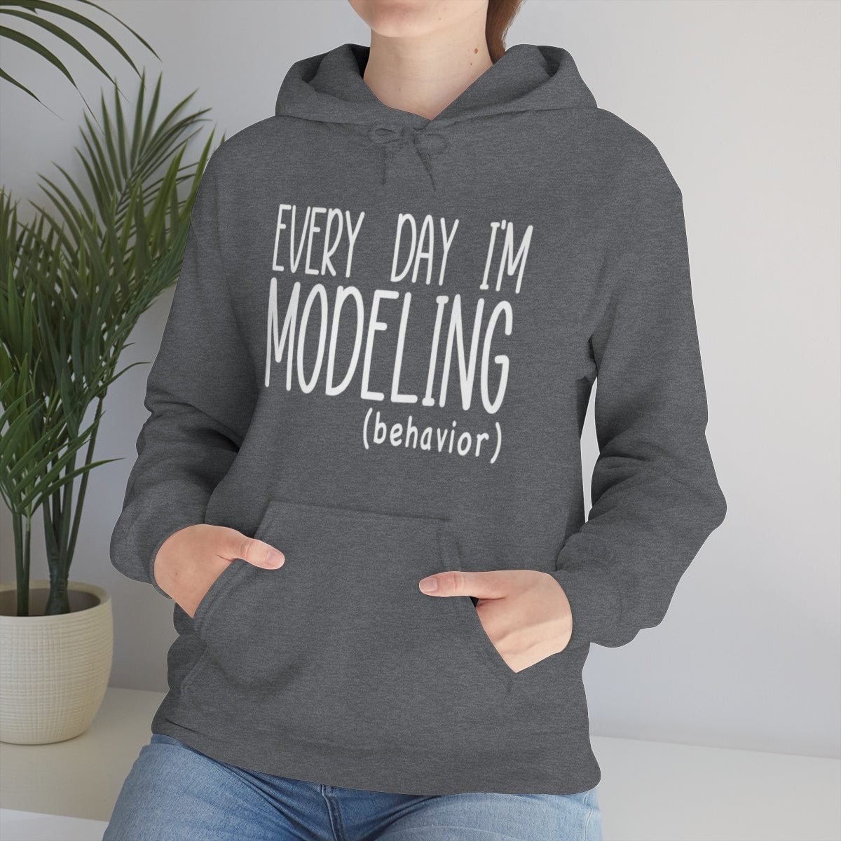 Modeling Hooded Sweatshirt | HRE Hoodie | ABA Hoodie | Behavior Technician Hoodie | Behavior Analyst Hoodie