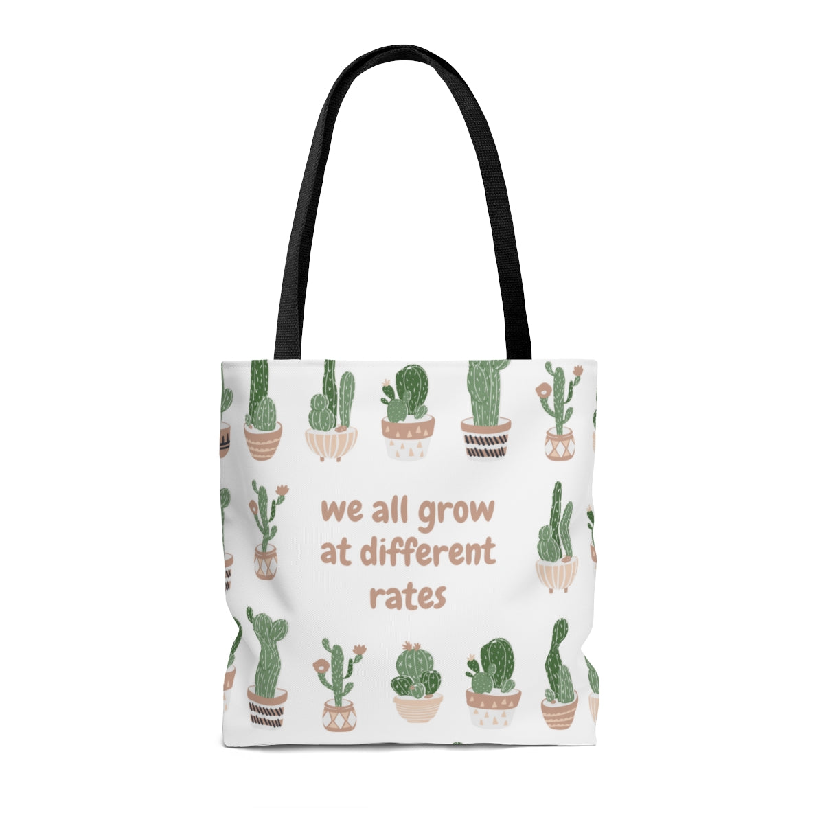 We all Grow at Different Rates Tote Bag | Teacher Tote Bag | Therapist Tote Bag | Behavior analysis tote bag | Behavior Analyst