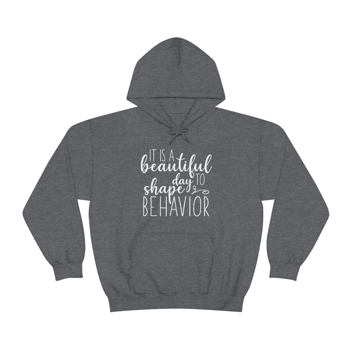 Beautiful Day to Shape Behavior Hooded Sweatshirt | ABA Hoodie | Behavior Technician Hoodie | Behavior Analyst Hoodie