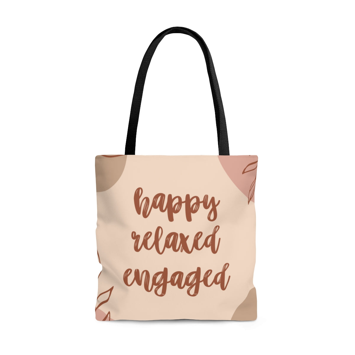 Happy Relaxed Engaged Tote Bag | Teacher Tote Bag | Therapist Tote Bag | Behavior analysis tote bag | Behavior Analyst