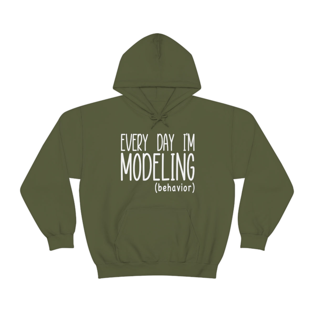 Modeling Hooded Sweatshirt | HRE Hoodie | ABA Hoodie | Behavior Technician Hoodie | Behavior Analyst Hoodie