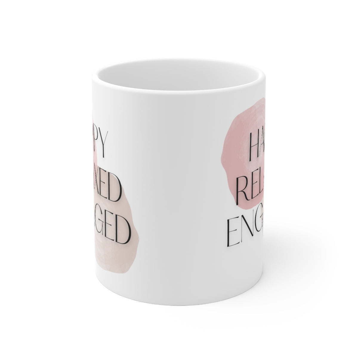 HRE Happy Relaxed & Engaged Ceramic Mug 11oz