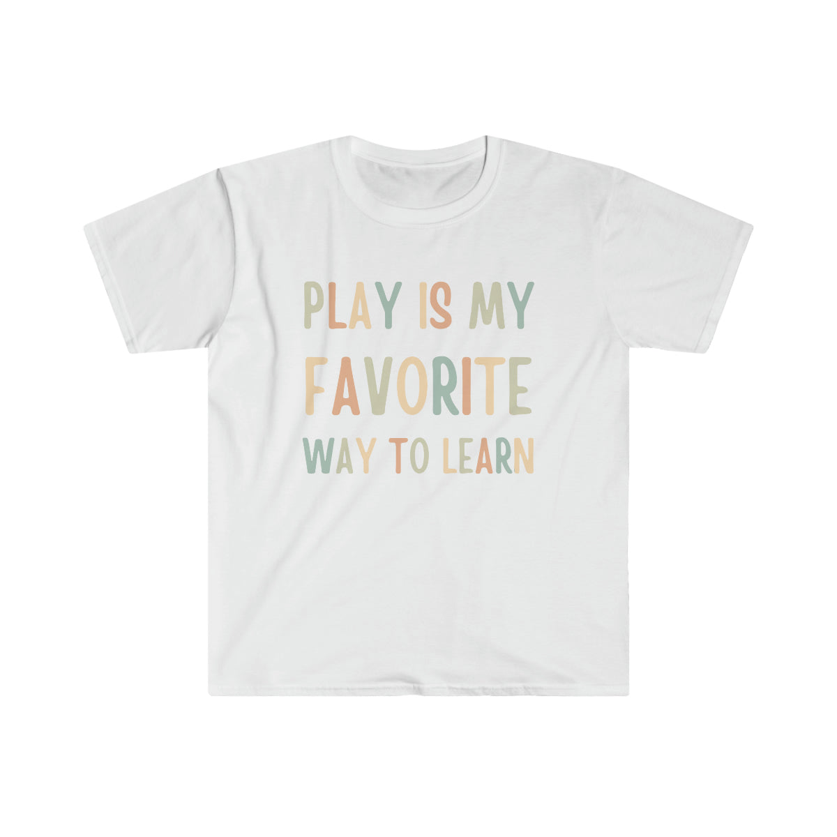 Play is my Favorite Way to Learn Shirt | Applied Behavior Analysis | Autism awareness | ABA Shirt | behavior analyst | Special Education