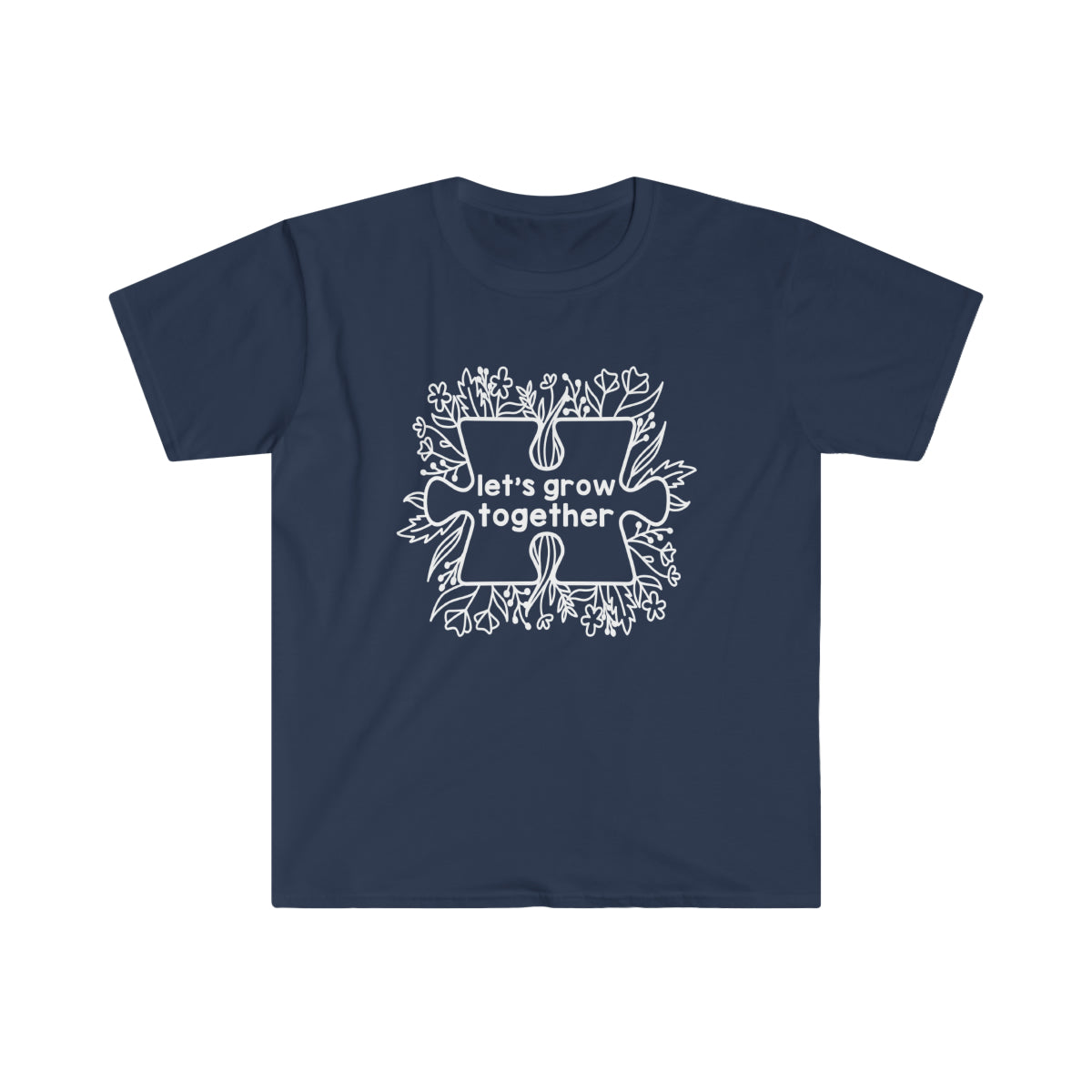 Let's Grow Together Shirt #2 | Puzzle Piece | Autism awareness | aba Shirt | slp Shirt | ot Shirt | Special Education | rbt | bcba | Para