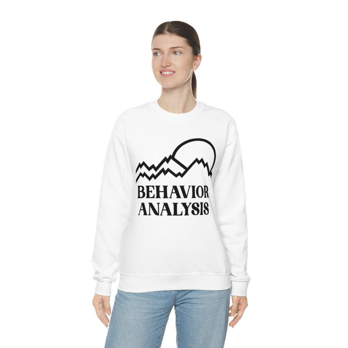 Behavior Analysis Mountains Sweatshirt | Applied Behavior Analysis | Behavior Analyst | Autism | aba | rbt | bcba | Para