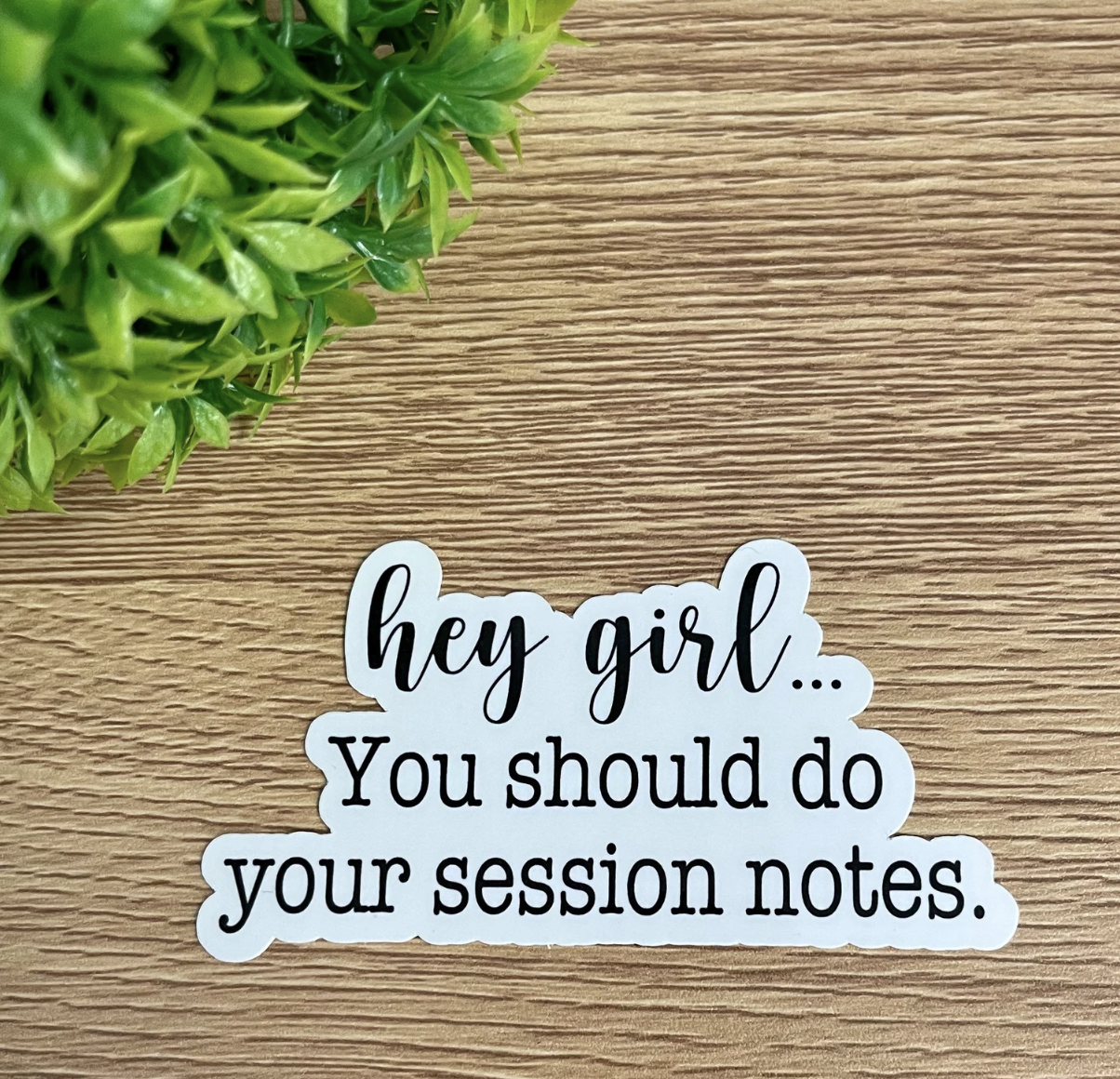 Sticker #82 | You should do your Session Notes | Laptop & Water Bottle Sticker Decal