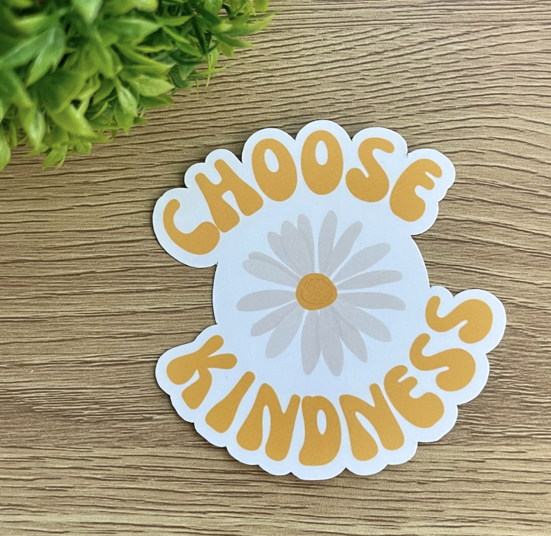 Sticker #103 | Choose Kindness Floral Sticker | Laptop & Water Bottle Sticker Decal
