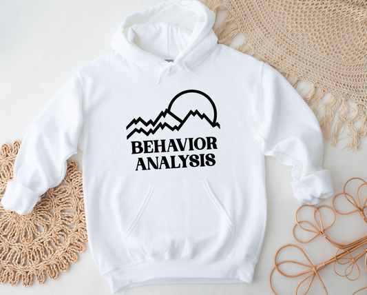 Behavior Analysis Hooded Sweatshirt | ABA Hoodie | Behavior Technician Hoodie | Behavior Analyst Hoodie | Behavior Therapist