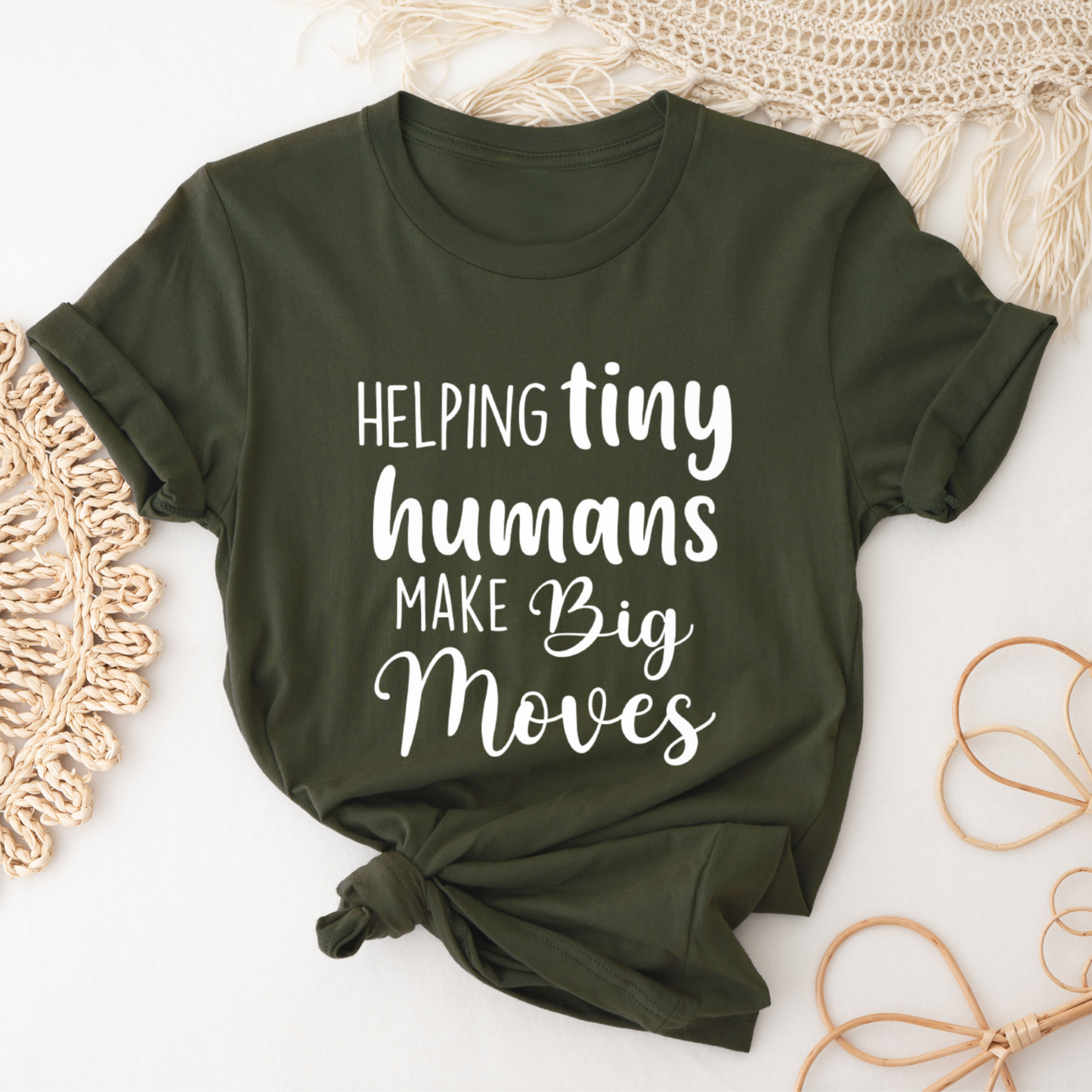 Helping Tiny Humans Shirt | Autism awareness | aba Shirt | slp Shirt | ot Shirt | Special Education | rbt | bcba | Para | speech | physical