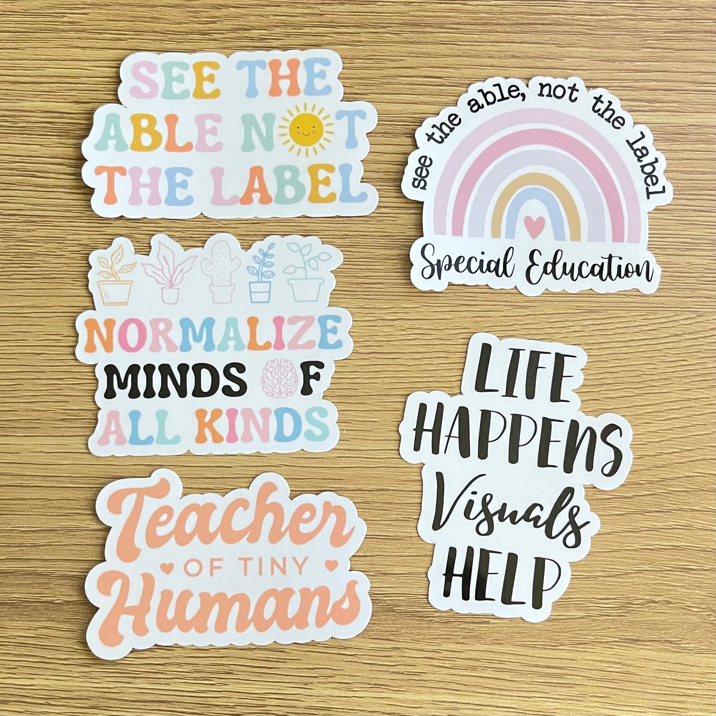 SPED Sticker Pack | Special Education Teacher Thank you Gift | Teacher Gift | Laptop & Water Bottle Sticker Decal